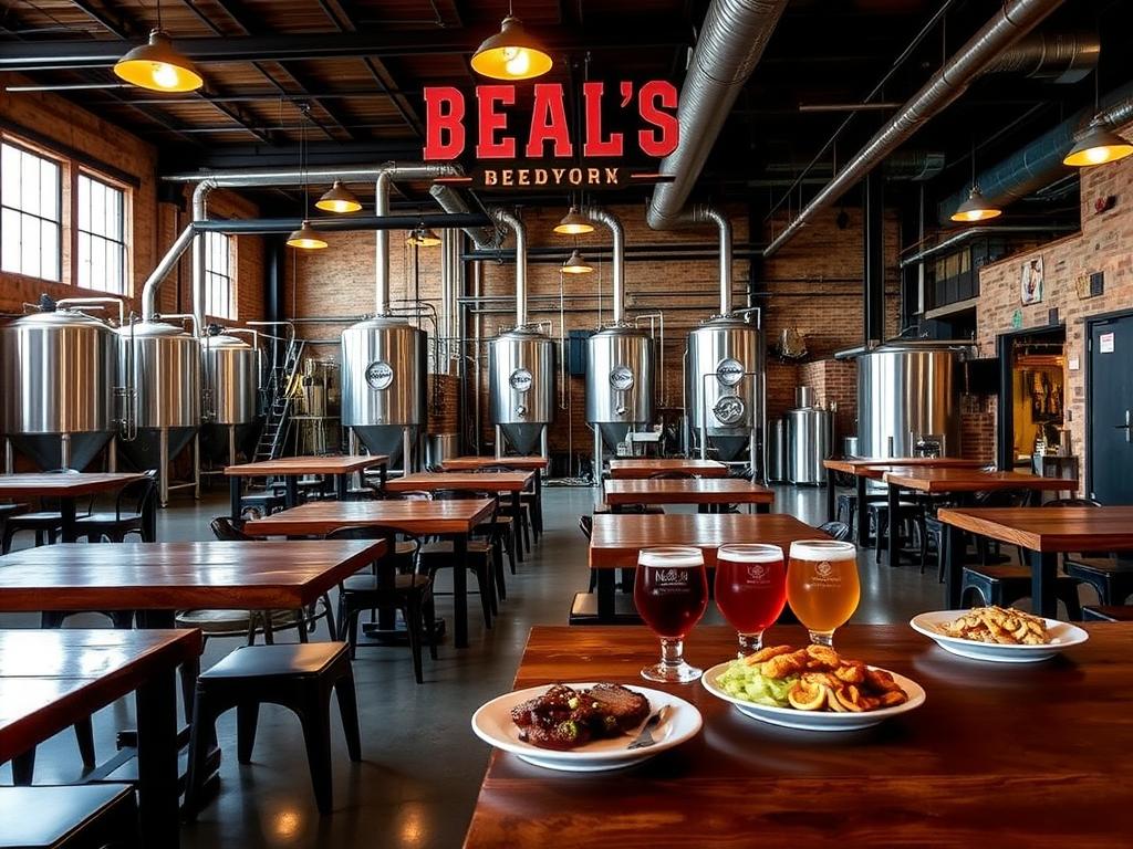 Beale's brewery and restaurant in Bedford with BBQ and craft beer Beale's brewery and restaurant in Bedford with BBQ and craft beer