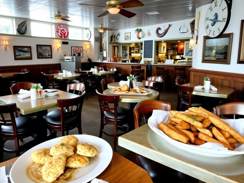 Clam Diggers Seafood restaurant in Bedford with fresh seafood dishes