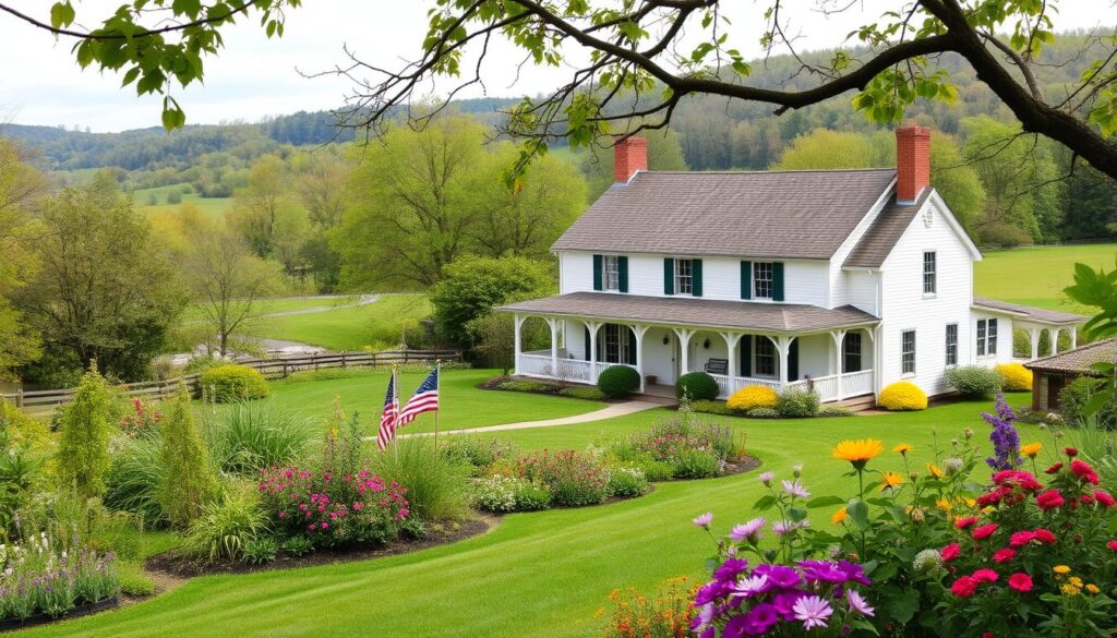 Cloverlea Farm House surrounded by nature preserve near Lynchburg Virginia