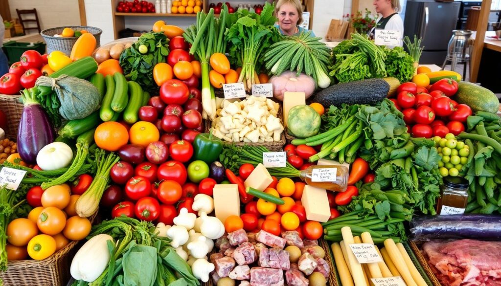 Fresh local produce and ingredients from Bedford County farms