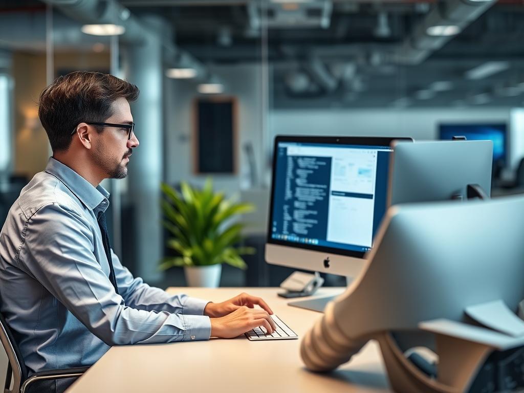 IT professional helping a client with computer issues in Lynchburg Virginia IT professional helping a client with computer issues in Lynchburg Virginia