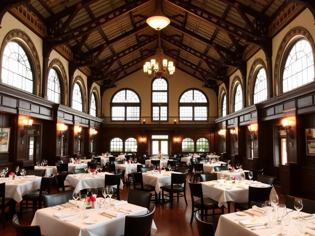 Liberty Station restaurant in Bedford housed in a historic train station Liberty Station restaurant in Bedford housed in a historic train station