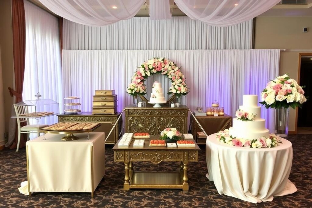 Love Is In The Air full-service catering display at a Lynchburg Virginia event