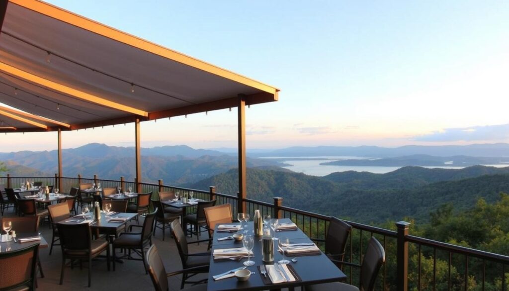 Restaurant with panoramic views of the Blue Ridge Mountains and Peaks of Otter