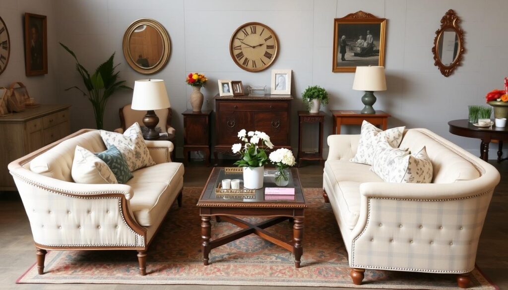 Vintage Affair Rentals unique furniture pieces for a Lynchburg Virginia wedding