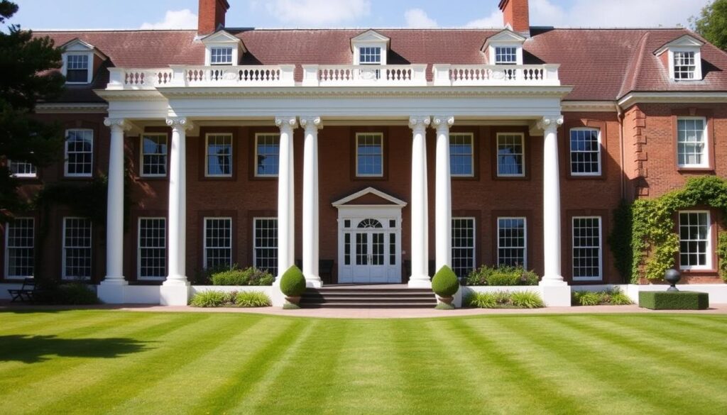 West Manor Estate wedding venue near Lynchburg Virginia with historic architecture